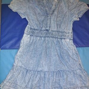 Pilcro Denim Blue Casual Dress